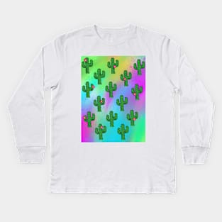 Cactus Dreams Kids Long Sleeve T-Shirt